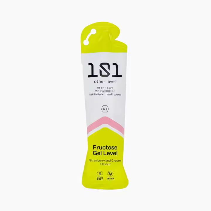 101 OTHER LEVEL Fructose Gel Level 81 Gramos Pack 12 GELES - 56 Gramos CHO + 251mg Sodio - 1