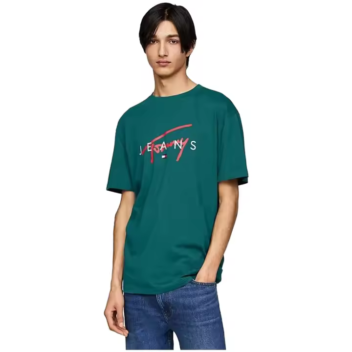 Camiseta De Manga Corta Tommy Hilfiger para Hombre en color Verde - 1