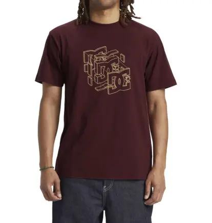 Camiseta Dc Shoes Rebuild Tawny Port - 1