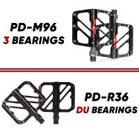 Pedales De Bicicleta BUCKLOS 3 Bearings Ultraligeros Antideslizantes De Aluminio Para MTB Accesorios De Bicicleta Pantalla De Montaje 9/16'' Peso Approx. 296g/M96 286g/R36 - details 1