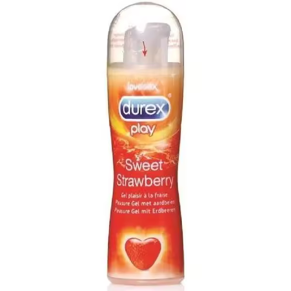 Durex Play Fresa Pleasure Gel - Lubricante Hidrosoluble Intimo (50 Ml) - 1