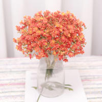 6PCS Flores Artificiales De Esterilla Para Bebé Gypsophila Decoración De Mesa Para Hogar Y Fiesta Boda Navidad Plástico Sin Químicos - details 5