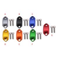 Cubierta De Abrazadera De Moto Master Cylinder Capas De Freno Y Embrague Moulding Adecuado Para Manillar De 22mm Piezas De Moto Partes Universal Aluminio Azul Rojo Verde - details 0