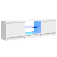 vidaXL Mueble de TV con luces LED 120x30x35,5 cm, Mueble de Salon, Mueble TV, Mueble TV salon, Mesa de TV, Mueble tele - details 5