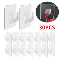 Gancho Adhesivo Fuerte Transparente Para Cocina Y Baño Sin Rastro Gancho Pegajoso Multifuncional Para Almacenamiento Y Colgar En Puerta Y Pared - details 0