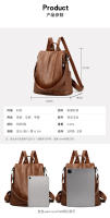 Bolsos para Mujer en invierno, American Estilo, Diseño de Nicho de moda, mochila antirobo, Gran capacidad, Bolso de mujer de moda. - details 18
