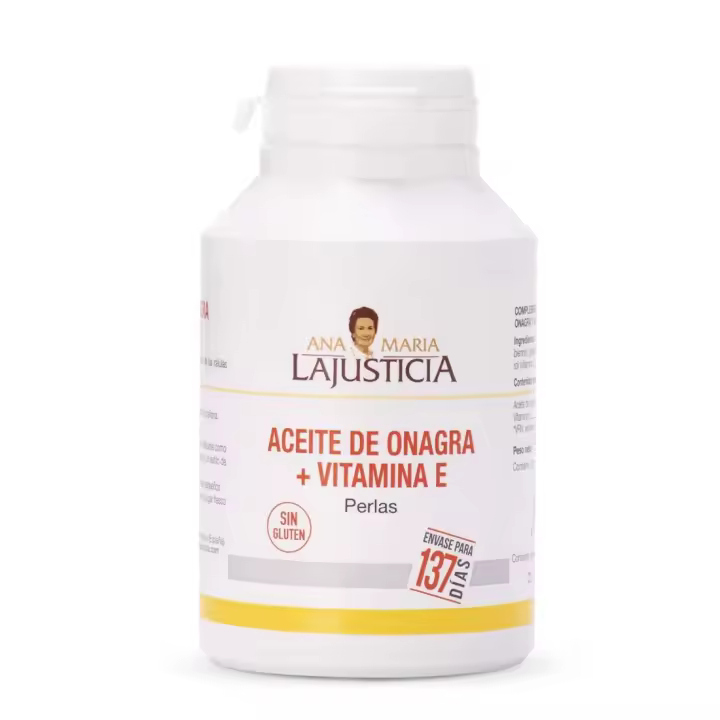 ANA MARIA LAJUSTICIA ACEITE ONAGRA+VITAMINA E 275 PERLAS - 1
