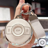 Funda Para Llave De Coche Keychain Compatible Con Mercedes Benz SMART Fortwo 1 BRABUS 3 Botones Carcasa De TPU - details 5