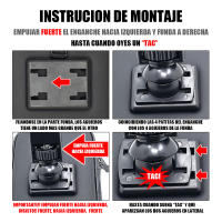 TEMCO Soporte Movil para Bici con Funda Impermeable, Soporte para teléfono a prueba de agua, bolsa de teléfono para bicicletas de ejercicio, soporte para teléfono y navegación, soporte móvil para manubrio de bicicleta, soporte para teléfono móvil - details 0