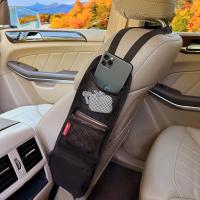 Bolsa De Almacenamiento Para Asiento Del Coche Universal Multigroso Con Porta Teléfonos Y Soporte Para Bebidas Organizador De Espalda De Asiento - details 4