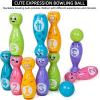 Juego De Bowling Para Bebés Juguetes Educativos Para Niños Y Niñas Juego De Aprendizaje De Números Deportes Al Aire Libre Interacciones Para Niños Regalo - details 4