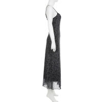 Vintage 2000s Long Dress Women Spaghetti Strap Loose Grunge Streetwear 2000s Fashion Retro Outfit - details 3