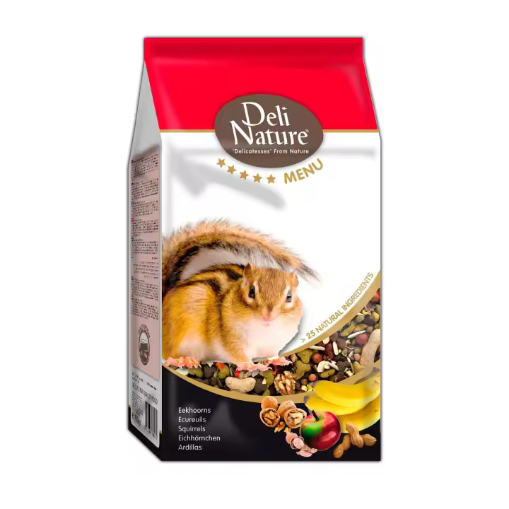 Delinature Mixtura para Ardillas Menú 5* - Alimento Natural para Ardillas - 1