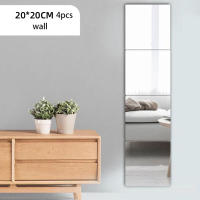 Pegatinas De Espejo 3D Autoadhesivas Acrílicas Para Decoración De Pared Moderna Flexible Y Gruesa Para Puerta Armario Baño Hogar - details 1