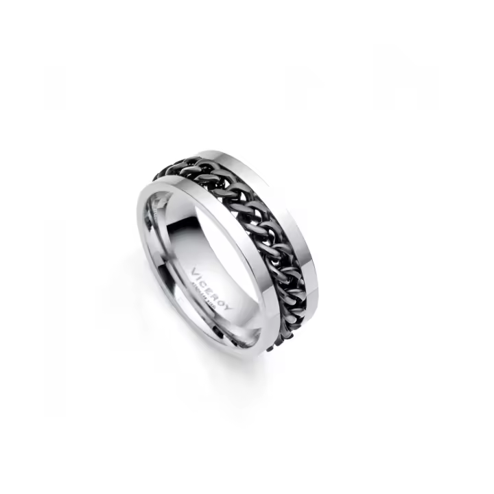 Anillo Viceroy 15144A02400 acero cadena negro - 1