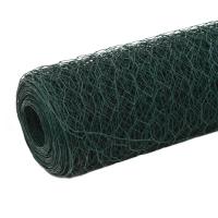 vidaXL Alambrada de gallinero acero galvanizado 25x1,5 m Color Verde,  Gris,  Rojo y mas Perfecta para plantas y animales, múltiples usos malla para ventilación, seguridad, ventana, jardín - details 3