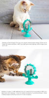 Juguete Interactivo Para Gatos Y Perros Pequeños Dispensador De Alimentos Con Rueda Giratoria Para Mejorar El IQ Accesorios Para Gatos Y Perros - details 6
