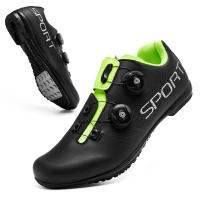 Zapatos De Ciclismo Sin Cerradura Para Hombres Y Mujeres Zapatillas De Bicicleta MTB Transpirables Zapatos De Bicicleta Con Plataforma Plana Para Interior Y Exterior - details 1