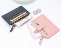 Nueva Monedero Multicartas Diseño Niche Caramelo Colorido Pequeño Y Fresco Para Mujer Material PU Cierre Zipper - details 13