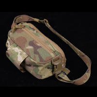 Bolsa De Hombro Compacta Para Cinturón Integrada Con Chaleco De Porta Placa Para Airsoft En MC Negro Verde De Rango Café - details 3