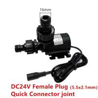 Bomba De Agua Sujeta Al Submersible 12v Alta Presión Ultra Silenciosa Solar DC 24V Elevación 5M 800L/H Motor Sin Escobillas Con Conector Rápido - details 8