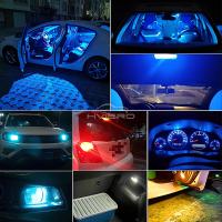 10X Lámparas LED COB Vidrio 6000K Blanco Para Auto Placa De Licencia Domo Lámpara De Lectura DRL Búho Lateral Puerta Luz De Retroiluminación - details 11