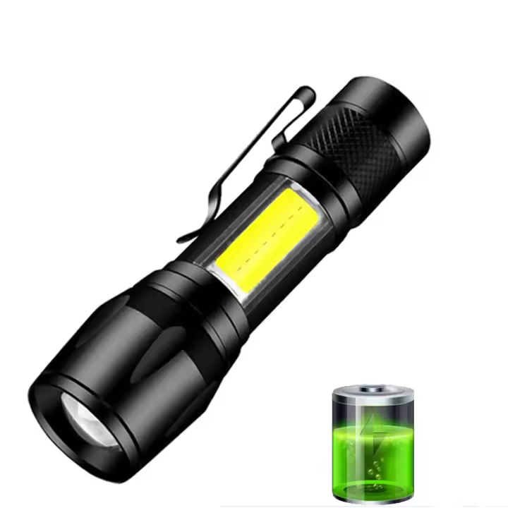 Linterna Táctica Recargable USB KDULIT Mini LED Super Brillante Con Zoom Portátil Para Camping Y Emergencias - 1