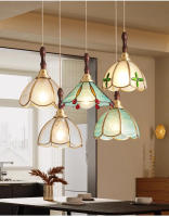 Lámpara Colgante LED De Vidrio Y Cobre Moderno Para Sala De Estar Y Dormitorio Con Interruptor Ambar Verde Blanco Nórdico Luminaria Chandeliers - details 9