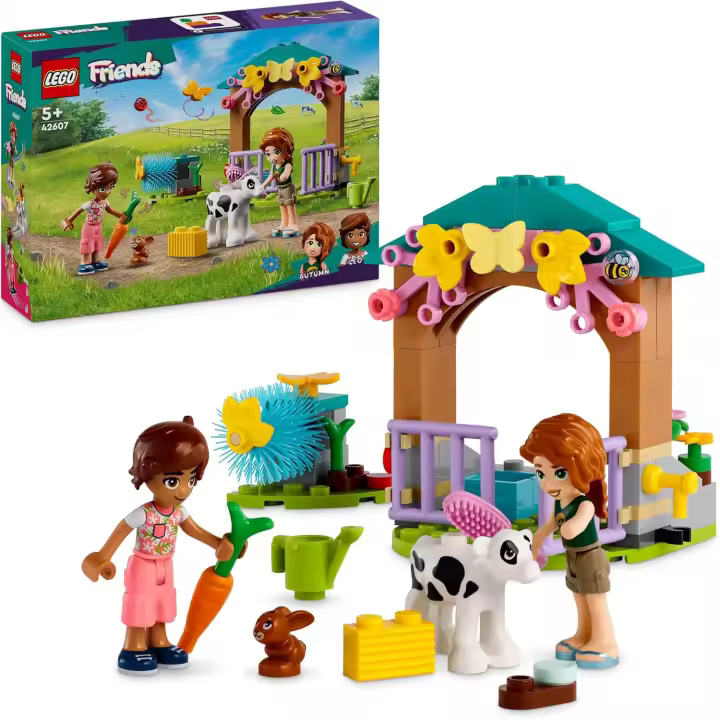 LEGO - Friends Cobertizo del Ternero de Autumn y Leo - Regalo Original - Para mayores de 5 años - 1