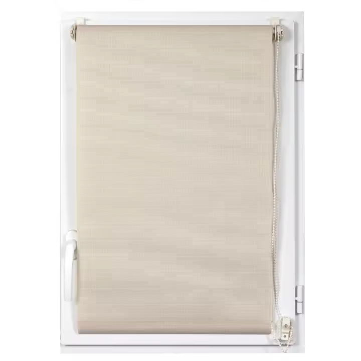 Estor enrollable Translucido Persiana Enrollable Blackout para Puertas y Ventanas con Cadena, Persianas Enrollable para fijación sin taladrar con Clip, protección Visual - Maxia Market - 1