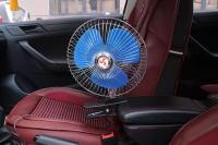 LILI HOME Ventilador de Coche 12v con Pinza 8” (20.32 cm) y  6” (15.24 cm) Enchufe para mechero de coche con cable de 1,2 metros. 🎨 Colores surtidos Equipado con una pinza robusta para fijarlo de manera segura en diferentes superficies, como los bor - details 1