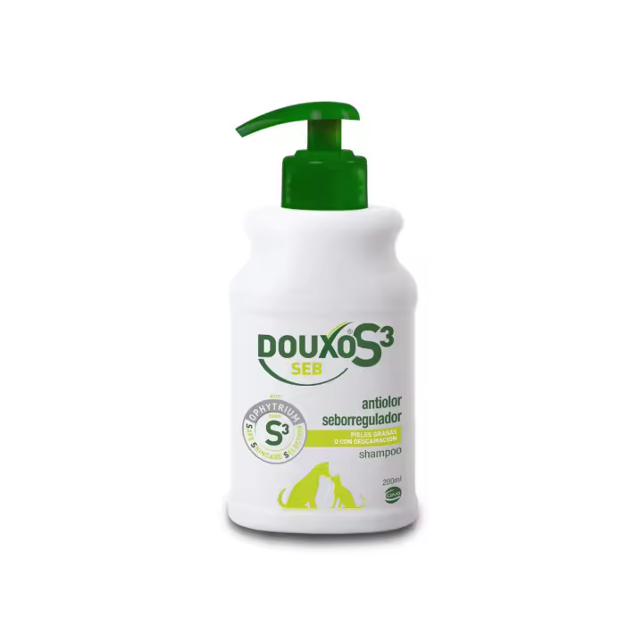 Douxo S3 Seb Champú Antiolor Y Seborregulador Para Perros Y Gatos 200 Ml - 1