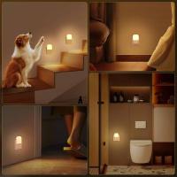 Interruptor De Luz Nocturna Con Sensor De Luz Automático LED Ajustable Para Dormitorio Y Escaleras Luz Noturna Para Niños - details 4