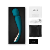 Varita Vibratoria LELO SMART WAND 2 Medium Ocean Blue - Masajeador con 10 Patrones de Masaje - details 1