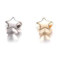 50pcs Cuentas De Estrella Mixtas De 10mm Con Agujero Grande Cuentas De Espaciador Plástico Para Fabricación De Joyas Pulseras Y Bordado - details 4