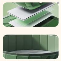 Petic - Piscina plegable para mascotas, bañera para perros, piscina plegable para interiores y exteriores con orificios de instalación y drenaje rápidos - details 3