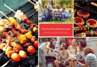 Parrilla de barbacoa portátil, estufa de exterior, estufa de leña, parrilla de barbacoa, estufa de camping portátil, estufa de carbón de acero inoxidable para el hogar, barbacoa portátil - details 3