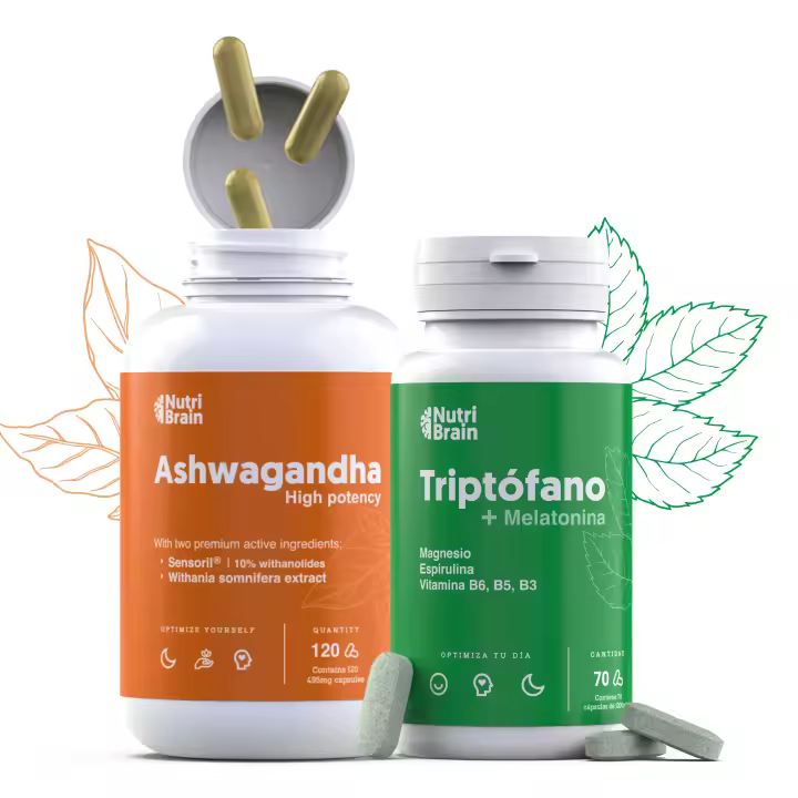 Sueño Profundo | Ashwagandha de Alta Potencia, promueve un sueño profundo y bienestar general. Triptófano con Melatonina y Espirulina, diseñado para mejorar el sueño, reducir la ansiedad y elevar tu estado de ánimo y claridad mental. - 1