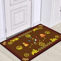 VIKAMAN Alfombra De Entrada Para Año Nuevo Chino Alfombrilla De Transito Con Diseño De Feng Shui Resistente a La Suciedad Y Manchas Para Uso Interior En Sala De Estar Y Dormitorio - details 14