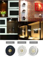 Mini LED Downlight COB 3W Luz De Spot Para Techo DIY Estrella Para Armario Luz De Hogar 40-45mm AC85-265V Instalación Auto-Contenida - details 0