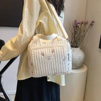 Bolso De Mujer Para Bebé Con Estilo De Oso Lindo Algodón Cierre De Cremallera Organizador De Camas De Bebé Bolsa De Mano Para Embarazo Y Pañales - details 7