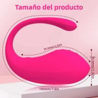 Vibrador Wearable Para Mujer Con Control Remoto APP 9 Modos De Vibración Estimulador De Punto G En Panty Dildo De Silicona - details 0