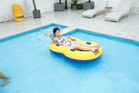 Rooxin Anillo Flotante Inflable Para Natación Para Dos Personas Niños Adultos Flotador De Agua Mattress De Air Tubo De Natación - details 5