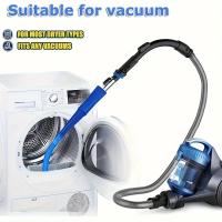 Kit De Limpieza De Ventilador De Secadora Con Adornelamiento De Aspiradora Flexible Y Guía De Hilo Para Eliminar Pelusa Y Pantalla De Linterna - details 5