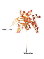 Árbol De Maple Artificial 70-140cm Hojas De Cola De Pollo De Seda Planta Japonesa Falsa Para Decoración De Jardín Y Habitaciones - details 17