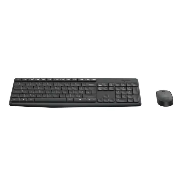 COMBO TECLADO RATON LOGITECH MK235 RF INALAMBRICO GRIS - 1