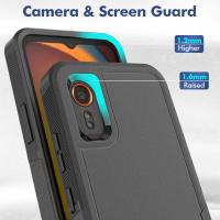Funda De Armadura Doble Capa Para Samsung Galaxy X Cover 7/Xcover 7 TPU/PC Resistente Al Choque Antideslizante Protectora 2en1 - details 3