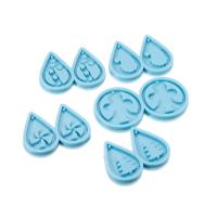 Molde De Silicona Para Colgante De Llave De Cristal Epoxy Resina UV Formas Geométricas DIY Suministros Para Joyería - details 7