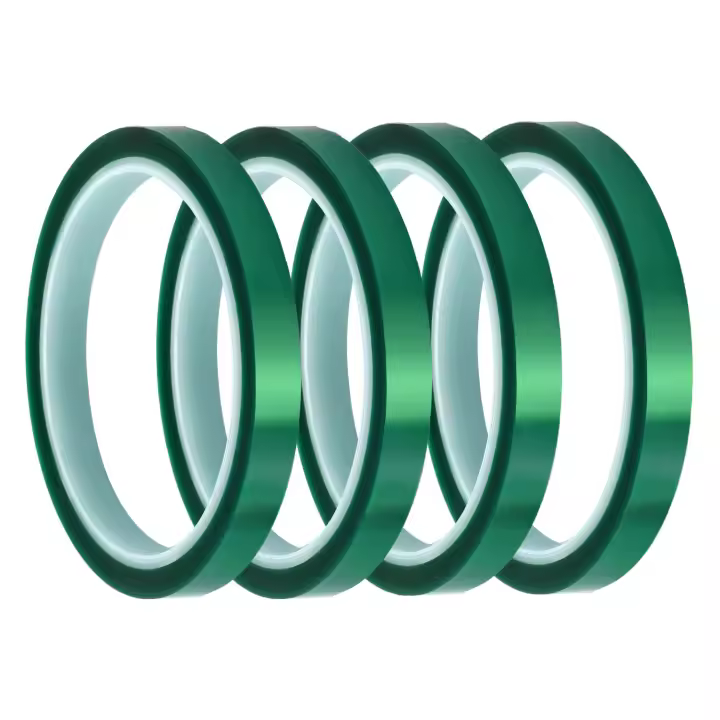 Cinta De Película PET Verde 33M/Rol Resistente a Altas Temperaturas Para Protección De Soldadura SMT PCB Aislamiento Y Escudo De Plata - 1