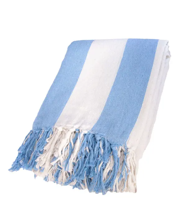 SUN & SURF Gran Foulard de Playa XXL Modelo C 210x240cm | 100% Algodón Reciclado Manta Picnic Ideal para Gran extensión Playa, Montaña y Multiusos Mascotas - 1